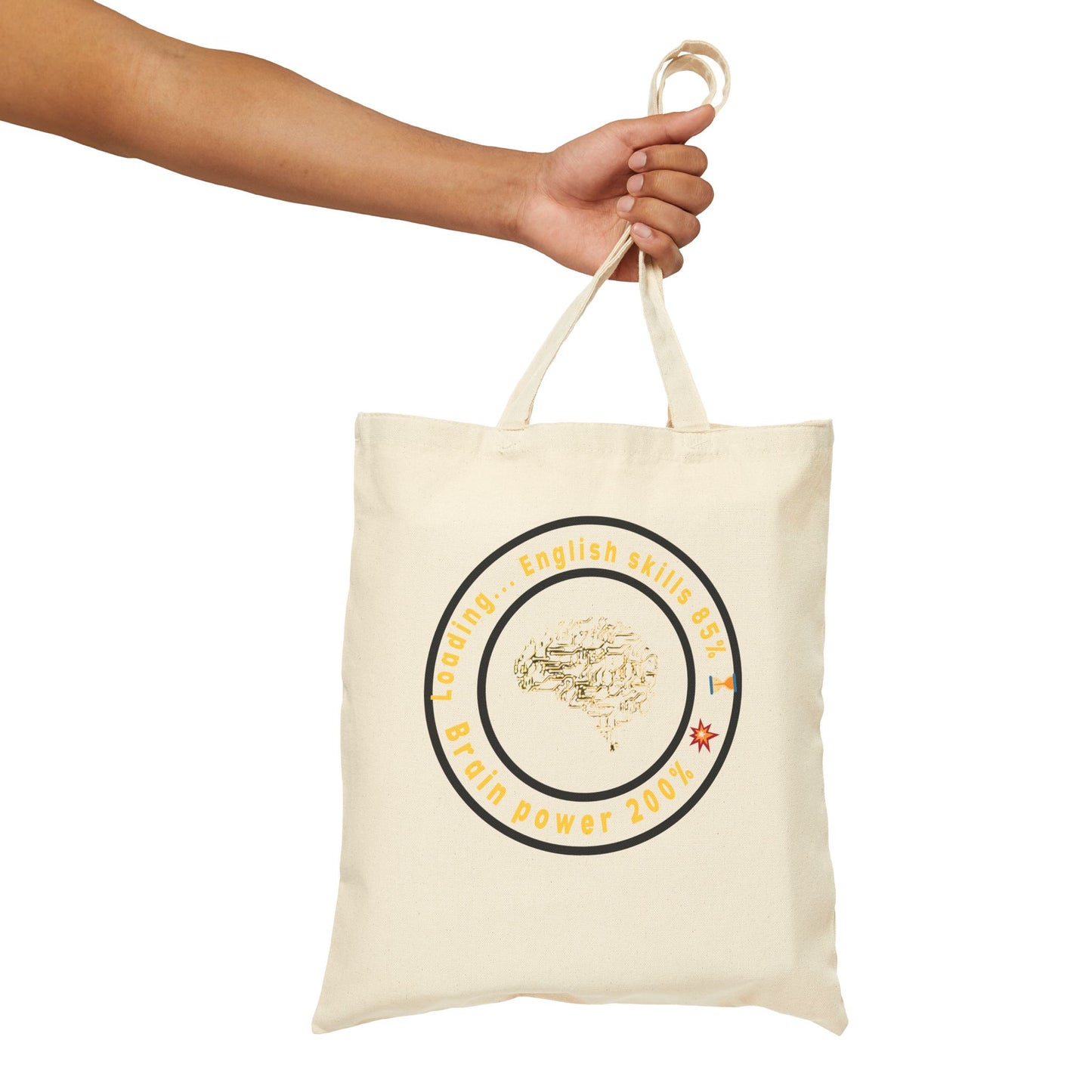 Cotton Canvas Tote Bag -Let your bags do the talk.