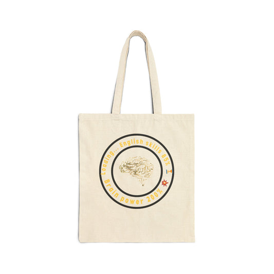 Cotton Canvas Tote Bag -Let your bags do the talk.